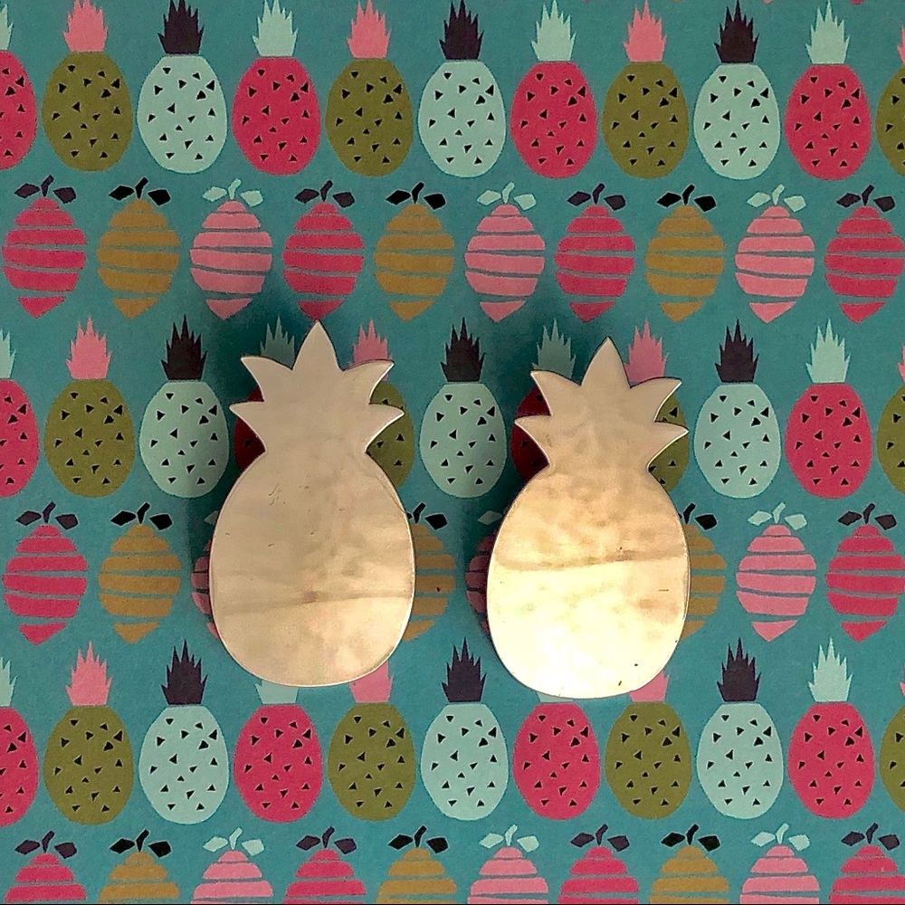 BaubleBar Mirrored Pineapple Earrings